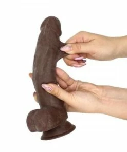 Kiotos Cox Sliding Skin Series 9 Inch Brown Dildo -Strap-On-Me® Shop unnamed file 2103