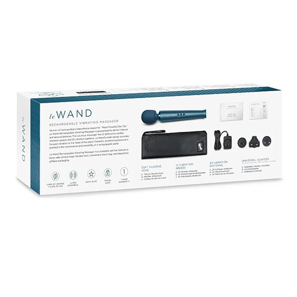 Le Wand – Rechargeable Wand Massager Pacific Blue 8 Le Wand – Rechargeable Wand Massager Pacific Blue - Image 8