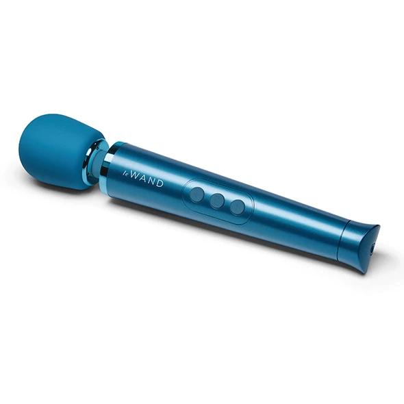 Le Wand Petite Rechargeable Power Wand Massager – Blue 1 Le Wand Petite Rechargeable Power Wand Massager – Blue