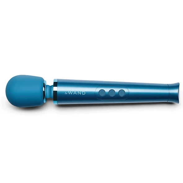 Le Wand Petite Rechargeable Power Wand Massager – Blue 6 Le Wand Petite Rechargeable Power Wand Massager – Blue - Image 6