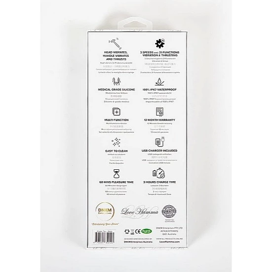 Prostate Massagers Love Hamma – Curved Vibrator Blue Velvet 4 Prostate Massagers Love Hamma – Curved Vibrator Blue Velvet - Image 4