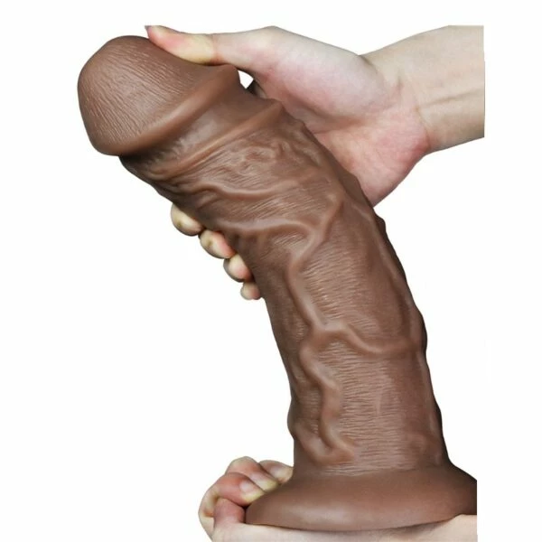 Lovetoy Love Toy – Realistic Chubby Brown 10.5 Inch Dildo 2 Lovetoy Love Toy – Realistic Chubby Brown 10.5 Inch Dildo - Image 2