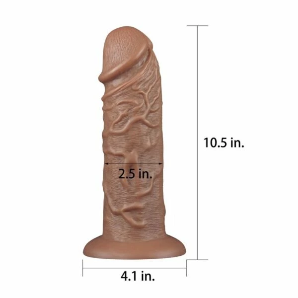 Lovetoy Love Toy – Realistic Chubby Brown 10.5 Inch Dildo 6 Lovetoy Love Toy – Realistic Chubby Brown 10.5 Inch Dildo - Image 6