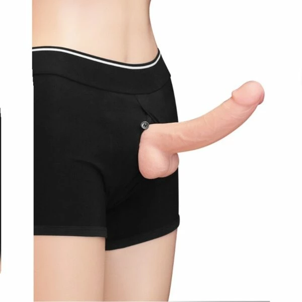 Lovetoy Love Toy – Unisex Strap-On Size Medium Black Shorts 3 Lovetoy Love Toy – Unisex Strap-On Size Medium Black Shorts - Image 3