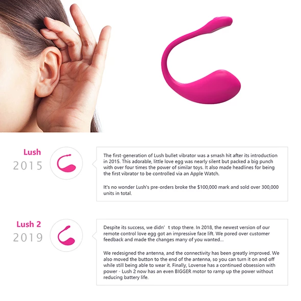 Camming Sex Toys For Her Lovense Lush 2 Bluetooth Rechargeable Love Egg Vibrator 8 Camming Sex Toys For Her Lovense Lush 2 Bluetooth Rechargeable Love Egg Vibrator - Image 8