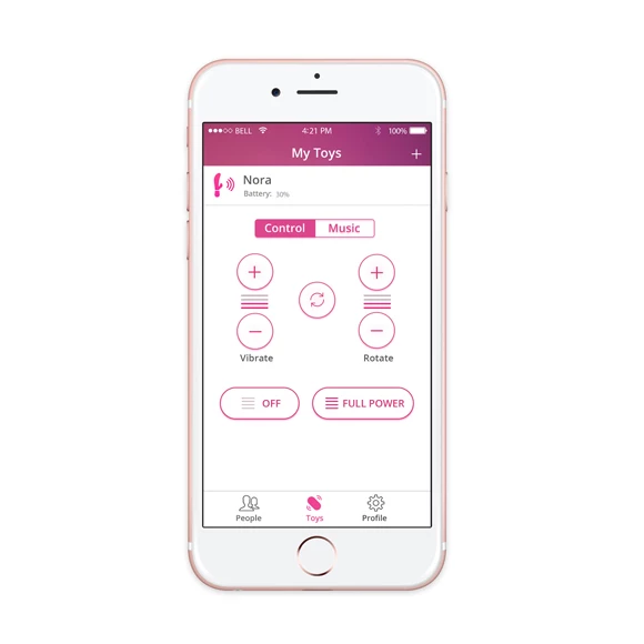 Camming Sex Toys For Her Lovense Nora Bluetooth Original Rotating Rabbit Vibrator 9 Camming Sex Toys For Her Lovense Nora Bluetooth Original Rotating Rabbit Vibrator - Image 9