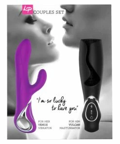 Best Couples Sex Toys Lovers Premium – Venus And Vulcan Couples Set Purple & Black