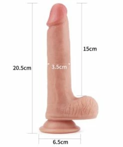 Lovetoy – 8 Inch Dual Layered Smooth Silicone Dildo -Strap-On-Me® Shop unnamed file 3148
