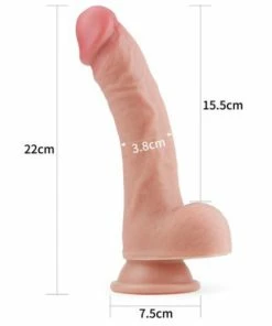 Lovetoy – 8 Inch Dual Layered Veiny Silicone Dildo -Strap-On-Me® Shop unnamed file 3155