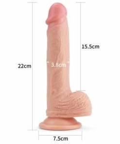 Lovetoy – 8.5 Inch Dual Layered Veiny Silicone Dildo -Strap-On-Me® Shop unnamed file 3162