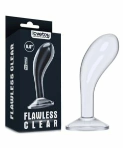 Anal Play Lovetoy – Flawless Clear 6 Inch Prostate Plug