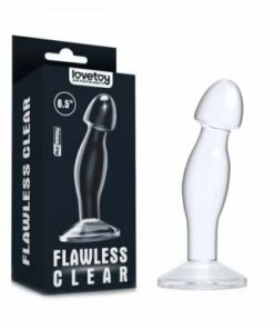Prostate Massagers Lovetoy – Flawless Clear 6.5 Inch Prostate Plug
