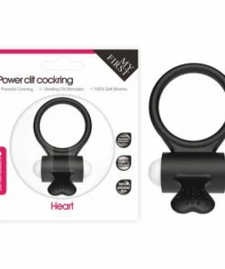 Best Couples Sex Toys Lovetoy – Power Clit Silicone Vibrating Heart Cockring