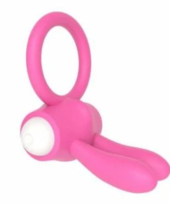 Best Couples Sex Toys Lovetoy – Power Clit Vibrating Rabbit Cockring Pink
