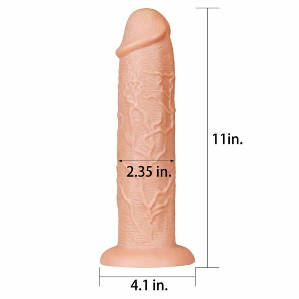 Lovetoy – Realistic Long Flesh 11 Inch Dildo 2 Lovetoy – Realistic Long Flesh 11 Inch Dildo - Image 2