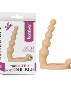 Best Couples Sex Toys Lovetoy The Ultra Soft Bead 6.5” Vibrating Cock Ring