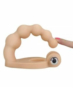 Best Couples Sex Toys Lovetoy The Ultra Soft Bead 6.5” Vibrating Cock Ring -Strap-On-Me® Shop unnamed file 3316