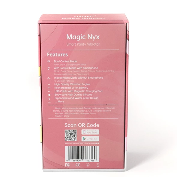App Controlled Sex Toys Magic Motion – Nyx Smart Panty Vibrator 10 App Controlled Sex Toys Magic Motion – Nyx Smart Panty Vibrator - Image 10