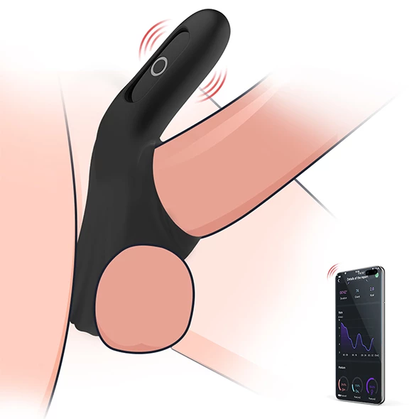 Remote Control Sex Toys Magic Motion – Rise Smart Wearable Cock Ring Black 9 Remote Control Sex Toys Magic Motion – Rise Smart Wearable Cock Ring Black - Image 9