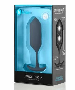 Best Couples Sex Toys B-Vibe – Snug Butt Plug 3 Black -Strap-On-Me® Shop unnamed file 352