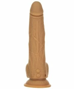 Remote Control Sex Toys Naked Addiction – Remote Thrusting 9 Inch Dong – Caramel -Strap-On-Me® Shop unnamed file 3674