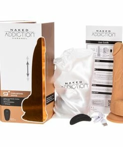 Remote Control Sex Toys Naked Addiction – Remote Thrusting 9 Inch Dong – Caramel -Strap-On-Me® Shop unnamed file 3689