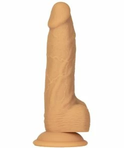 Naked Addiction – Rotating & Vibrating 8 Inch Caramel Dong