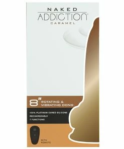 Naked Addiction – Rotating & Vibrating 8 Inch Caramel Dong -Strap-On-Me® Shop unnamed file 3709