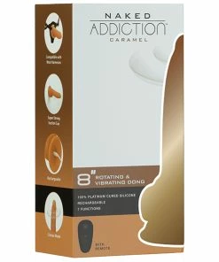 Naked Addiction – Rotating & Vibrating 8 Inch Caramel Dong -Strap-On-Me® Shop unnamed file 3710