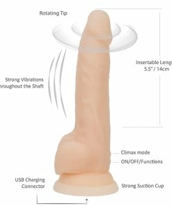 Naked Addiction – Rotating & Vibrating 8 Inch Dong 17 Naked Addiction – Rotating & Vibrating 8 Inch Dong -Strap-On-Me® Shop unnamed file 3717