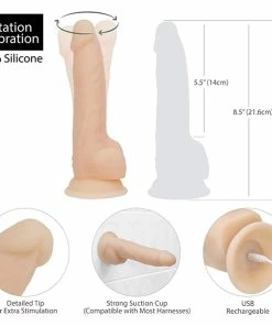 Naked Addiction – Rotating & Vibrating 8 Inch Dong 19 Naked Addiction – Rotating & Vibrating 8 Inch Dong -Strap-On-Me® Shop unnamed file 3719