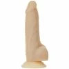 Remote Control Sex Toys Naked Addiction – Rotating And Vibrating Remote 7.5 Inch Dong – Vanilla