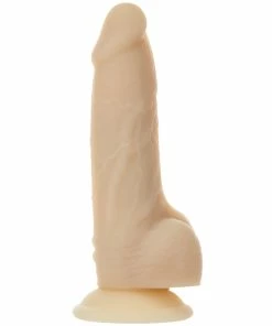 Remote Control Sex Toys Naked Addiction – Rotating And Vibrating Remote 7.5 Inch Dong – Vanilla