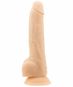 Remote Control Sex Toys Naked Addiction – Thrusting Remote 9 Inch Dong – Vanilla