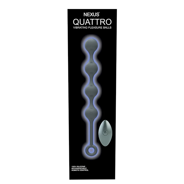 Best Couples Sex Toys Nexus Quattro Remote Control Vibrating Pleasure Beads Black 4 Best Couples Sex Toys Nexus Quattro Remote Control Vibrating Pleasure Beads Black - Image 4