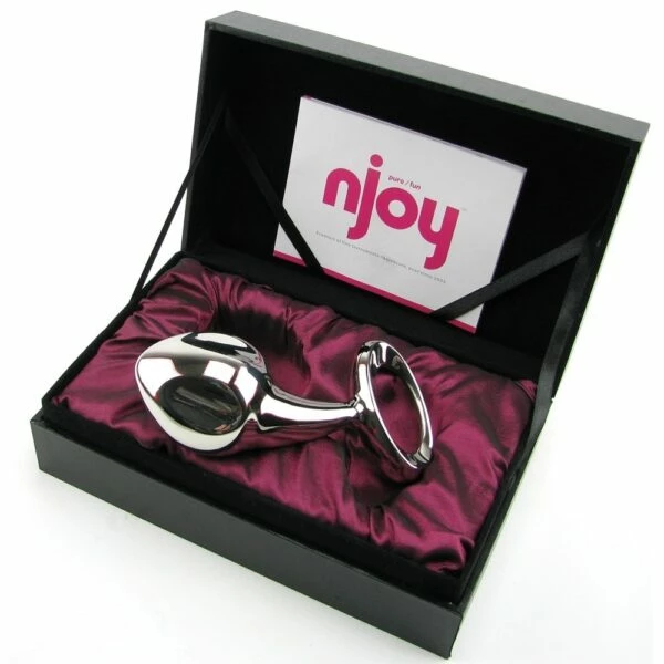 Njoy – Pure Plug 2.0 Extra Large Stainless Steel Butt Plug 4 Njoy – Pure Plug 2.0 Extra Large Stainless Steel Butt Plug - Image 4