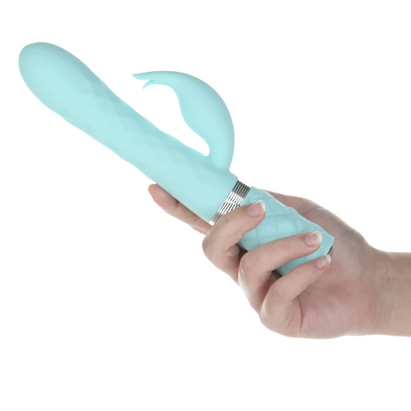 Pillow Talk – Lively Rabbit Vibrator Teal 4 Pillow Talk – Lively Rabbit Vibrator Teal - Image 4