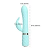 Pillow Talk – Lively Rabbit Vibrator Teal 9 Pillow Talk – Lively Rabbit Vibrator Teal - Image 9