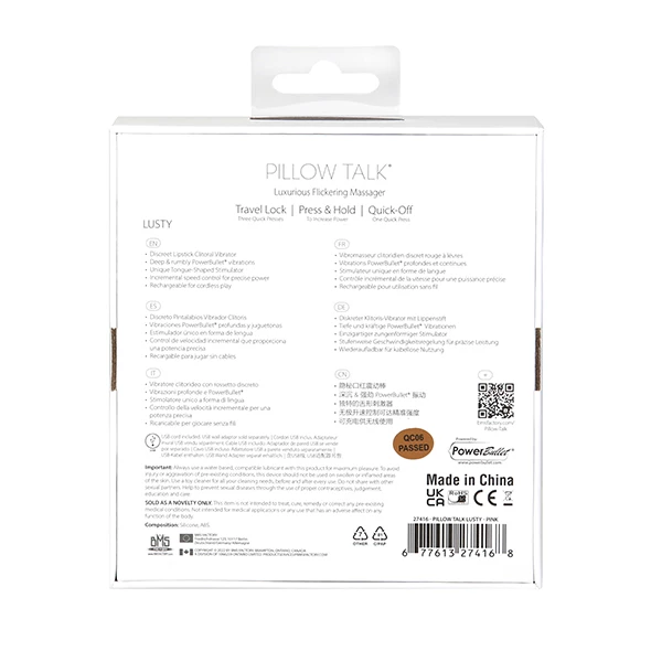 Pillow Talk® – Lusty Luxurious Flickering Massager – Pink 8 Pillow Talk® – Lusty Luxurious Flickering Massager – Pink - Image 8