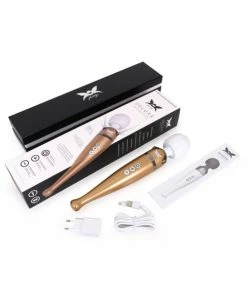 Pixey Deluxe Gold – Limited Edition Rechargeable Wireless Wand Vibrator -Strap-On-Me® Shop unnamed file 4099