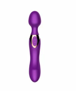 PleasureStore Purple 10 Function Dual Wand Vibrator