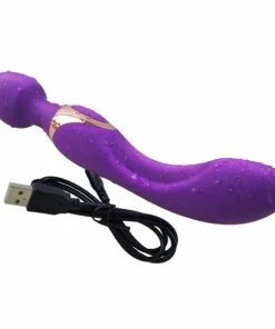 PleasureStore Purple 10 Function Dual Wand Vibrator 8 PleasureStore Purple 10 Function Dual Wand Vibrator -Strap-On-Me® Shop unnamed file 4123