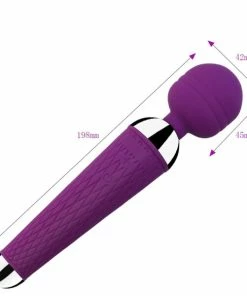 PleasureStore Purple Silicone Rechargeable Wand Vibrator 5 PleasureStore Purple Silicone Rechargeable Wand Vibrator -Strap-On-Me® Shop unnamed file 4127