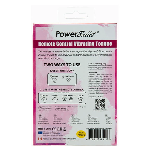 Best Couples Sex Toys Power Bullet – Remote Control Vibrating Tongue Pink 10 Best Couples Sex Toys Power Bullet – Remote Control Vibrating Tongue Pink - Image 10