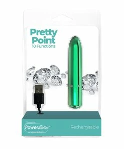 PowerBullet – Pretty Point 10 Function Rechargeable Teal Bullet Vibrator -Strap-On-Me® Shop unnamed file 4243