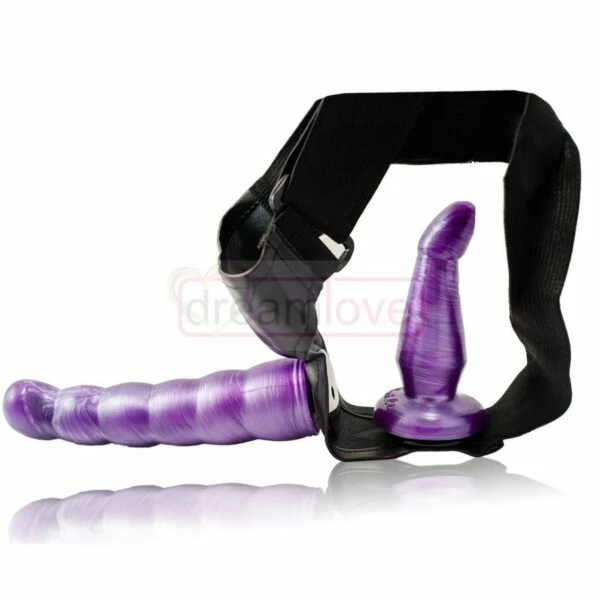 Baile Purple Female Harness Double Penetration Strap On 2 Baile Purple Female Harness Double Penetration Strap On - Image 2