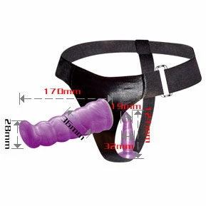 Baile Purple Female Harness Double Penetration Strap On 3 Baile Purple Female Harness Double Penetration Strap On - Image 3
