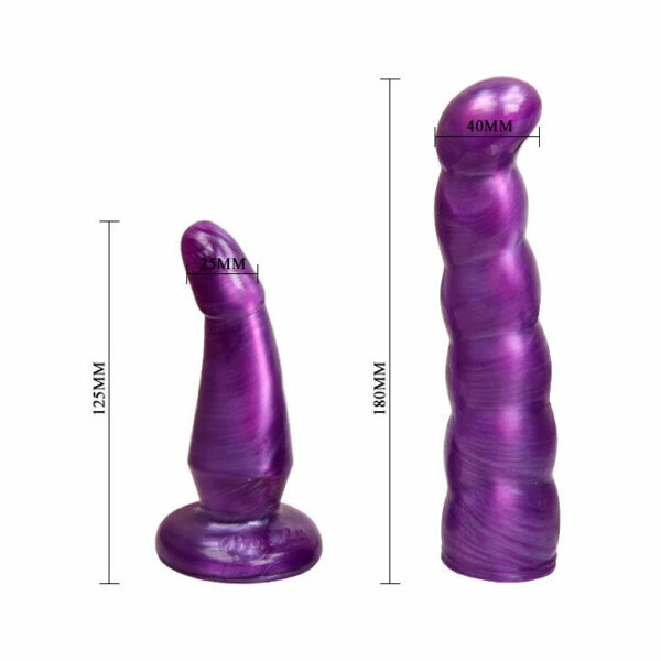 Baile Purple Female Harness Double Penetration Strap On 7 Baile Purple Female Harness Double Penetration Strap On - Image 7