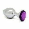 Rimba – Small Buttplug With Purple Crystal (Unisex)