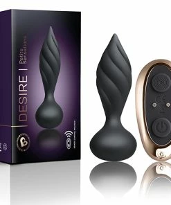 Anal Play Rocks Off – Petite Sensations Desire Black Butt Plug